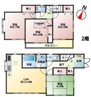 間取り：311002217296