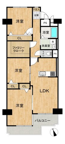 間取り：327002910252