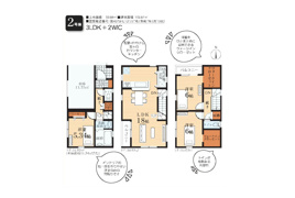 川崎市幸区小向西町4丁目　新築戸建の間取り