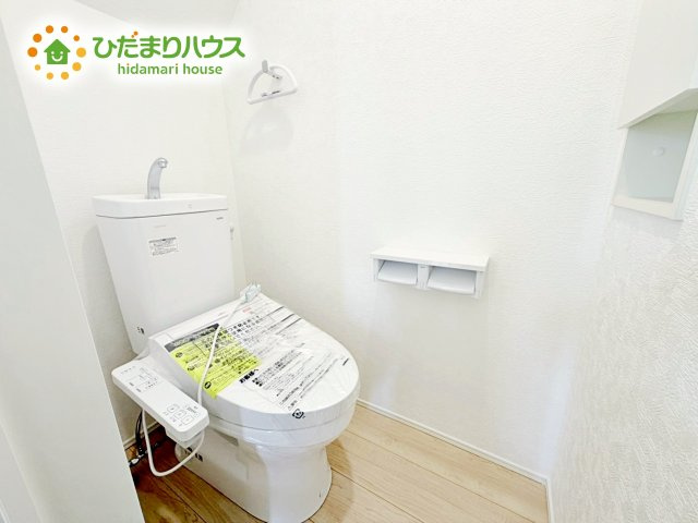 1・2階にトイレあるため、同時に利用でき混雑を避けられますね