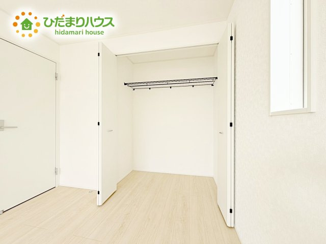 クローゼットタイプの収納は荷物がどこにあるかすぐに見つかります！
