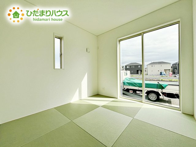 赤ちゃんスペースや客間など、多彩な用途で使用できる和室☆