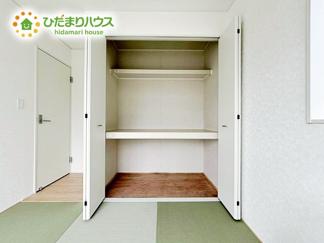 和室の収納は横開きクローゼット！物の出し入れも楽々です(^^)