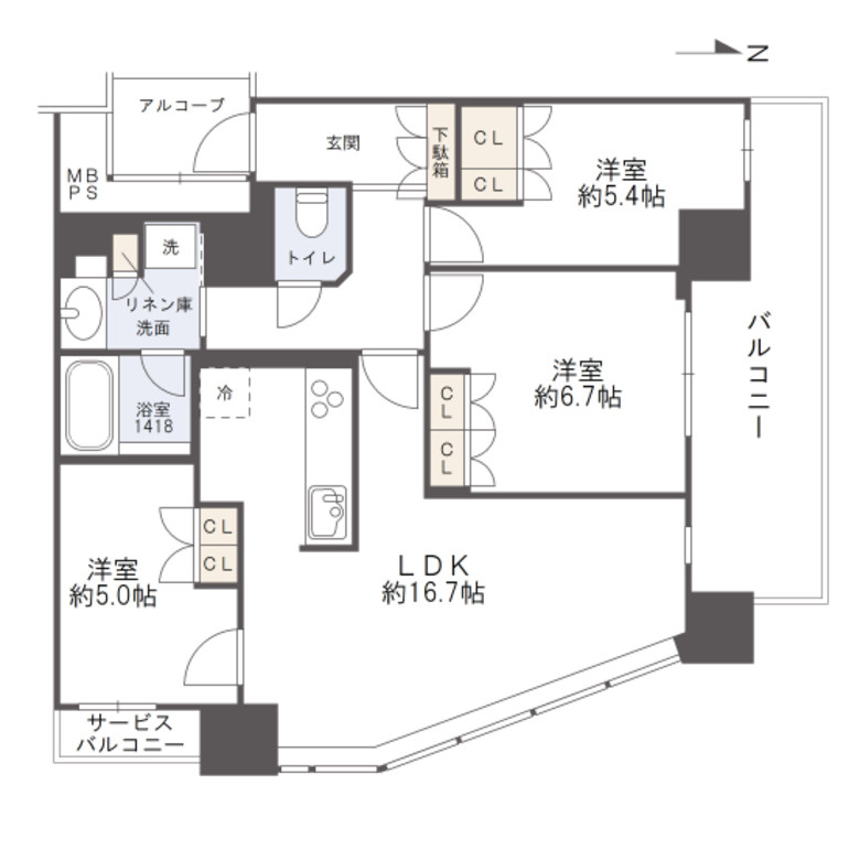 間取り：327002221137