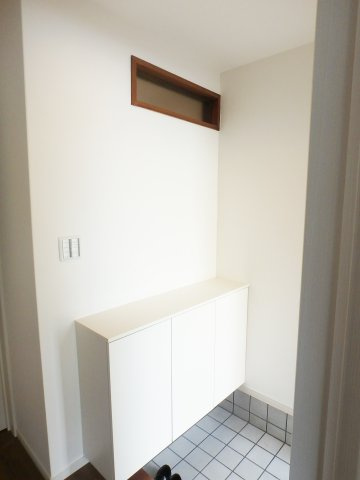 ゆったりとした玄関です