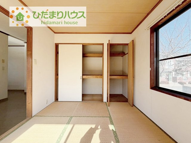 和室にも大容量のクローゼット完備！　お布団やお子様のおもちゃなどがスッキリ収納できますね(^^♪