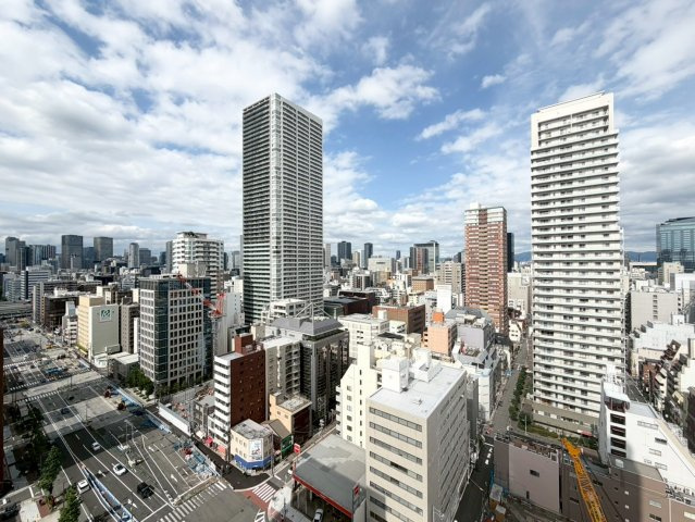 【物件からの眺望・北東正面】19階からの眺望！大阪市内を一望可能！