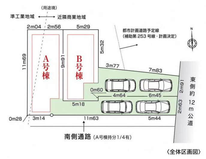 【区画図】　B棟になります。