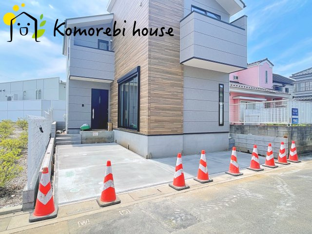 駐車場に車を止められます