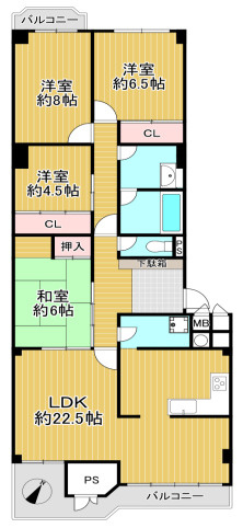 間取り：328000621236