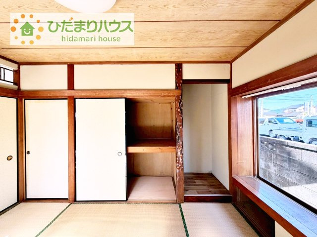 和室にも大容量のクローゼット完備！　お布団やお子様のおもちゃなどがスッキリ収納できますね(^^♪