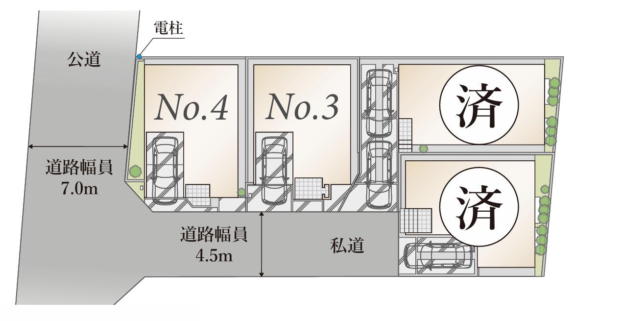 四季を通じて自然と触れ合えるスポットが周辺には盛りだくさん！お散歩やジョギング、週末のご家族での遊びに最適です。目の前に広がる開放感とゆとり、暮らしの夢を育む理想の住まいがここにはあります。