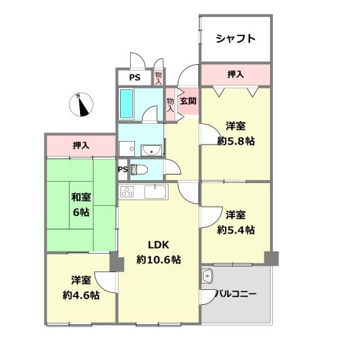 間取り：328000530544