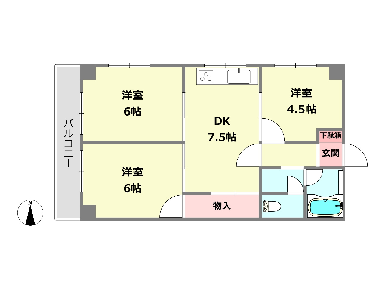 間取り：328000593543