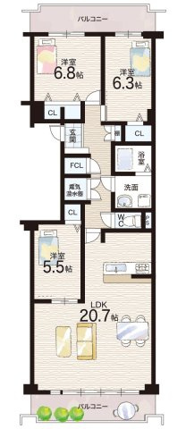 間取り：328000627050