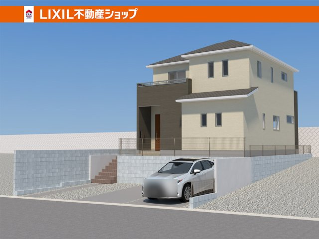 北西側　前面道路　幅員約7.5ｍ（お車の出し入れもスムーズです）