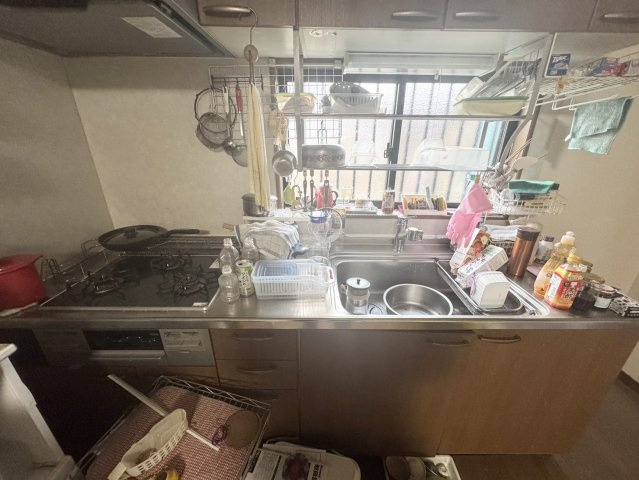 コンパクトなキッチンで掃除もラクラク