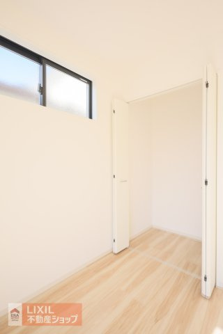 【収納】現地完成写真。しっかり収納がついております！