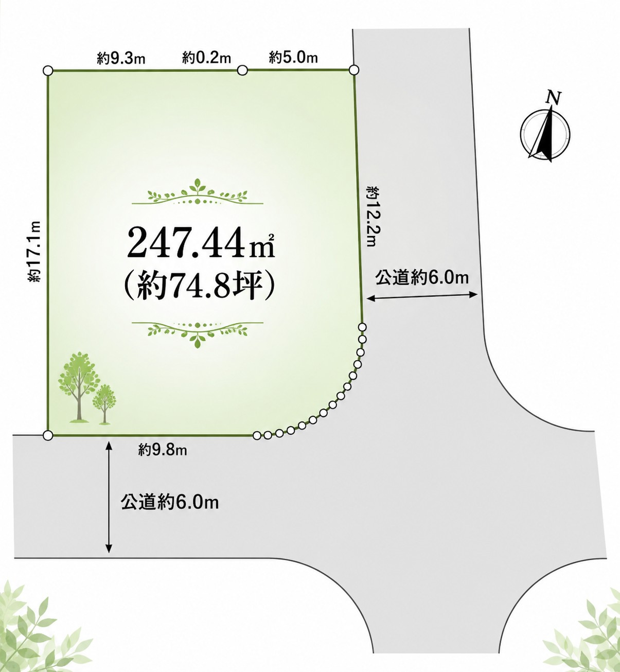 敷地面積247.44平米