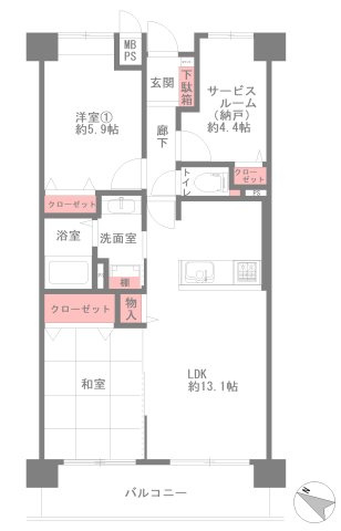 間取り：328000632407