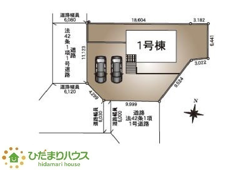 角地なので開放的で陽当たり良好。