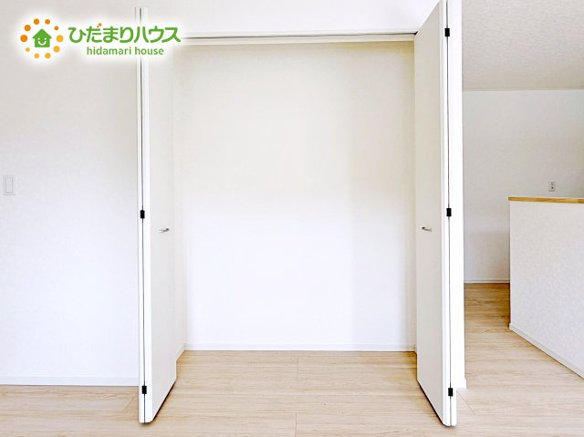 備え付け収納で、スッキリお片付け！