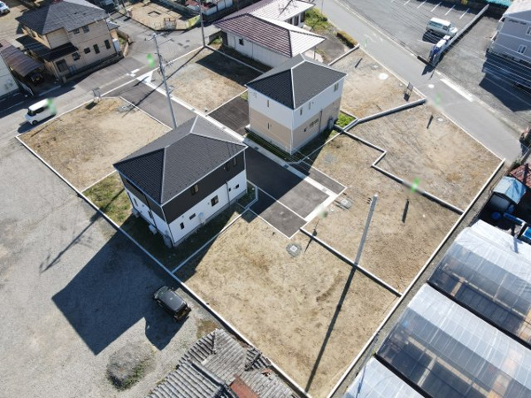 【笛吹市石和町川中島区画① 売地の外観】