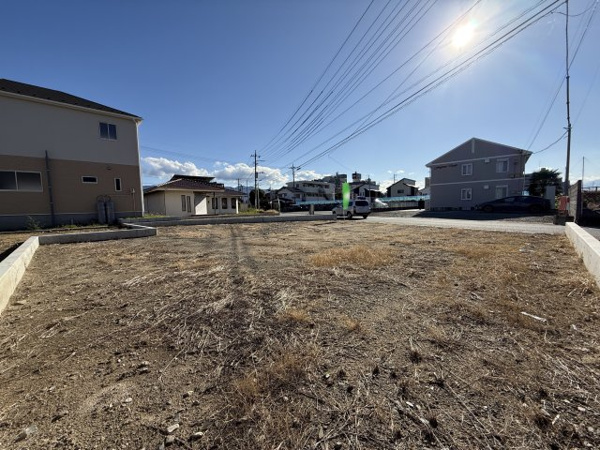 【笛吹市石和町川中島区画① 売地の外観】