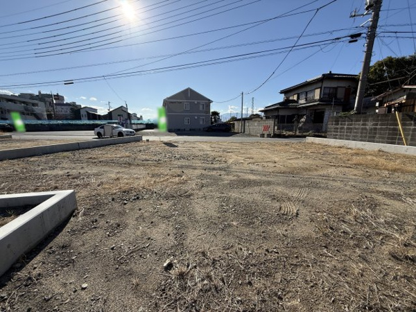 【笛吹市石和町川中島区画① 売地の外観】