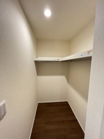現地写真。ウォークインクローゼットです。