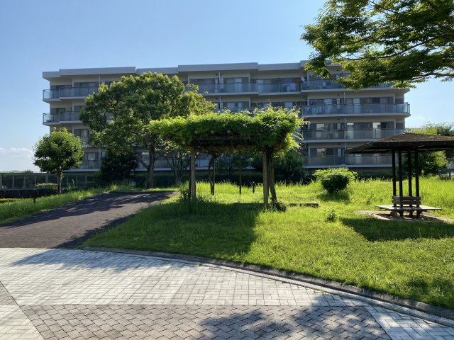 中庭からのＣ棟風景です