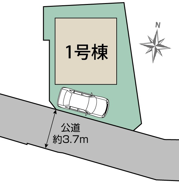 土地面積／82.66？（25坪）車庫1台