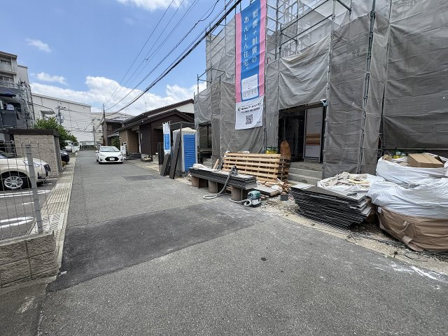 現地写真。前面道路です。