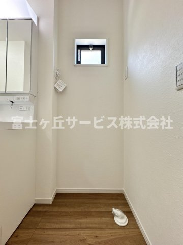 洗濯機置き場です