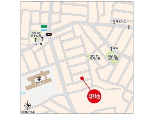小学校まで徒歩約4分の立地！周辺には公園がたくさん点在し、子育てしやすい環境です♪バス停も近く、最寄り駅までバスを利用していただけます。