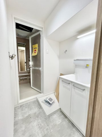 水回りの床にもこだわっています。