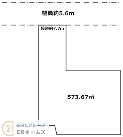 【日尾町1丁目土地の間取り】