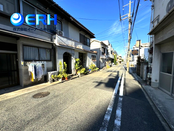 【日尾町1丁目土地の前面道路含む現地写真】