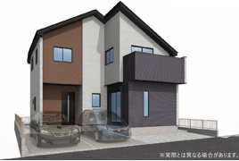 国分寺市北町の新築戸建ての外観