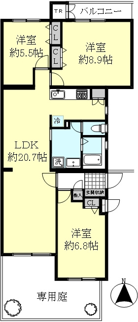間取り：328000679496
