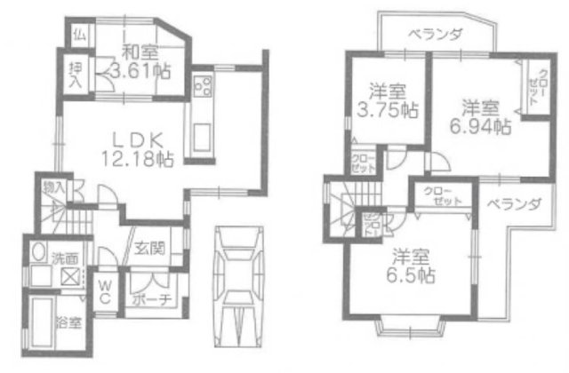 間取り：327001686190