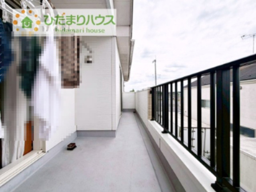 南向きバルコニーは陽当たりが良く、牛久大仏も見れます！