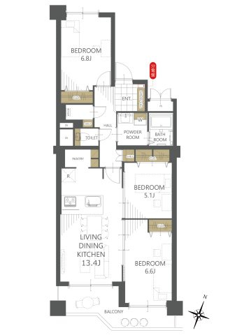 間取り：301000100308