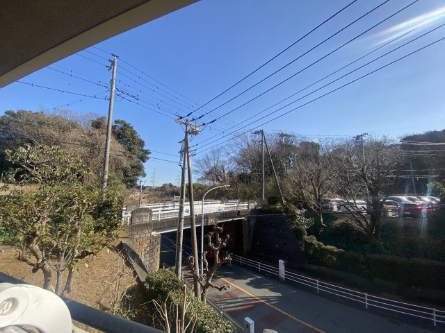 角部屋なので2面バルコニーです