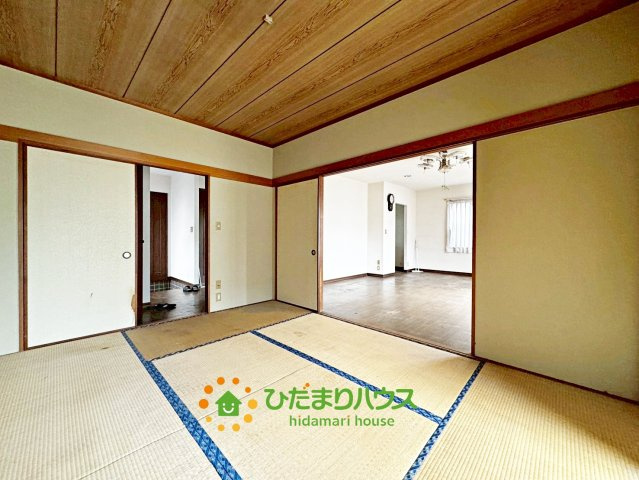 1F和室です。洋室に変更してリビングと繋げればとても大きな1部屋として使えます。