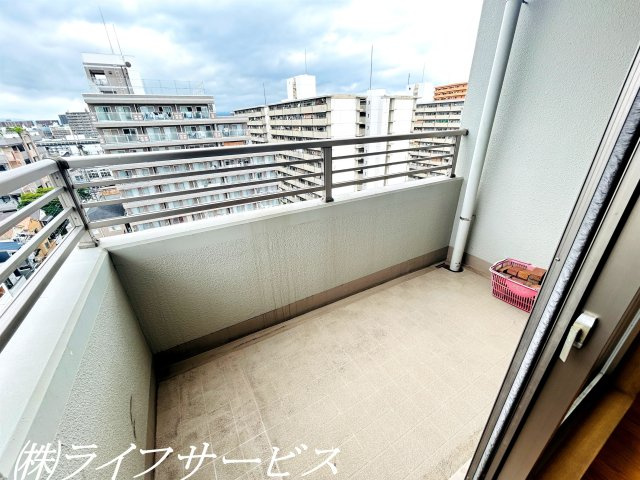 北側バルコニー
