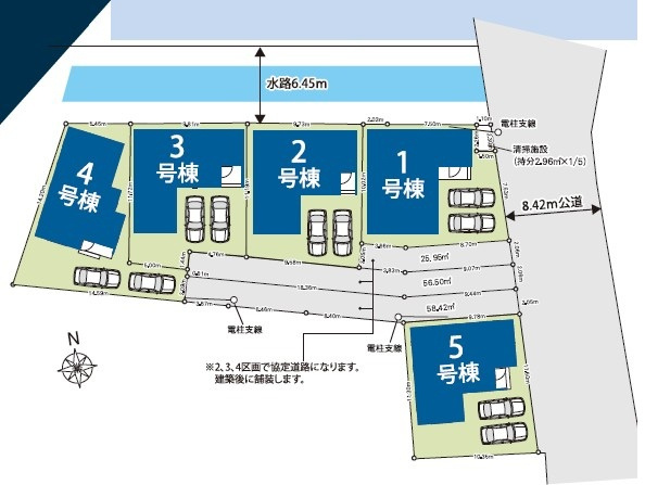 対象地：3号棟　駐車スペース2台可(車種による)！東武アーバンパークライン「岩槻」駅徒歩17分。