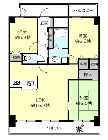 間取り：328000687964