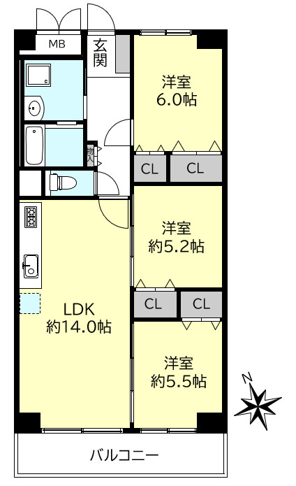 間取り：328000612072