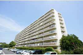 我孫子市布佐平和台駅前マンションウィングB棟の外観